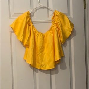 NWOT yellow top
